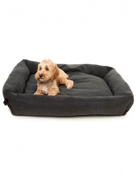 FUZZYARD Charcoal - Cama Lounge para perro