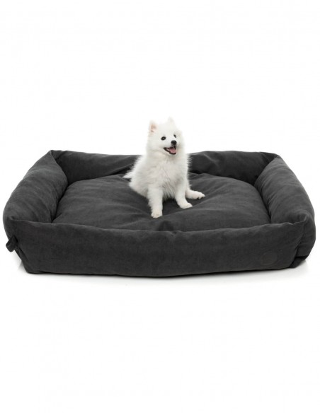 FUZZYARD Charcoal - Cama Lounge para perro